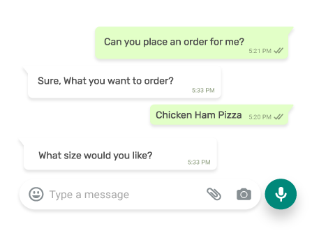 Orders with Chatbot